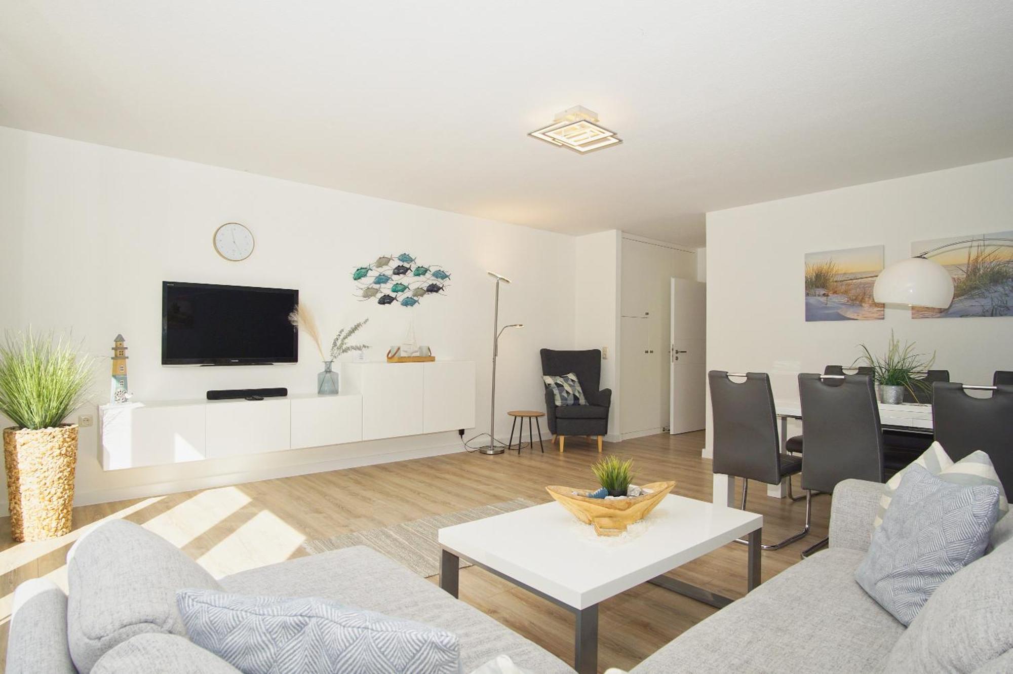 Haus Nordstrand: Ferienwohnung mit Terrasse und Erlebnisbad-Zugang Goehren  Exterior photo