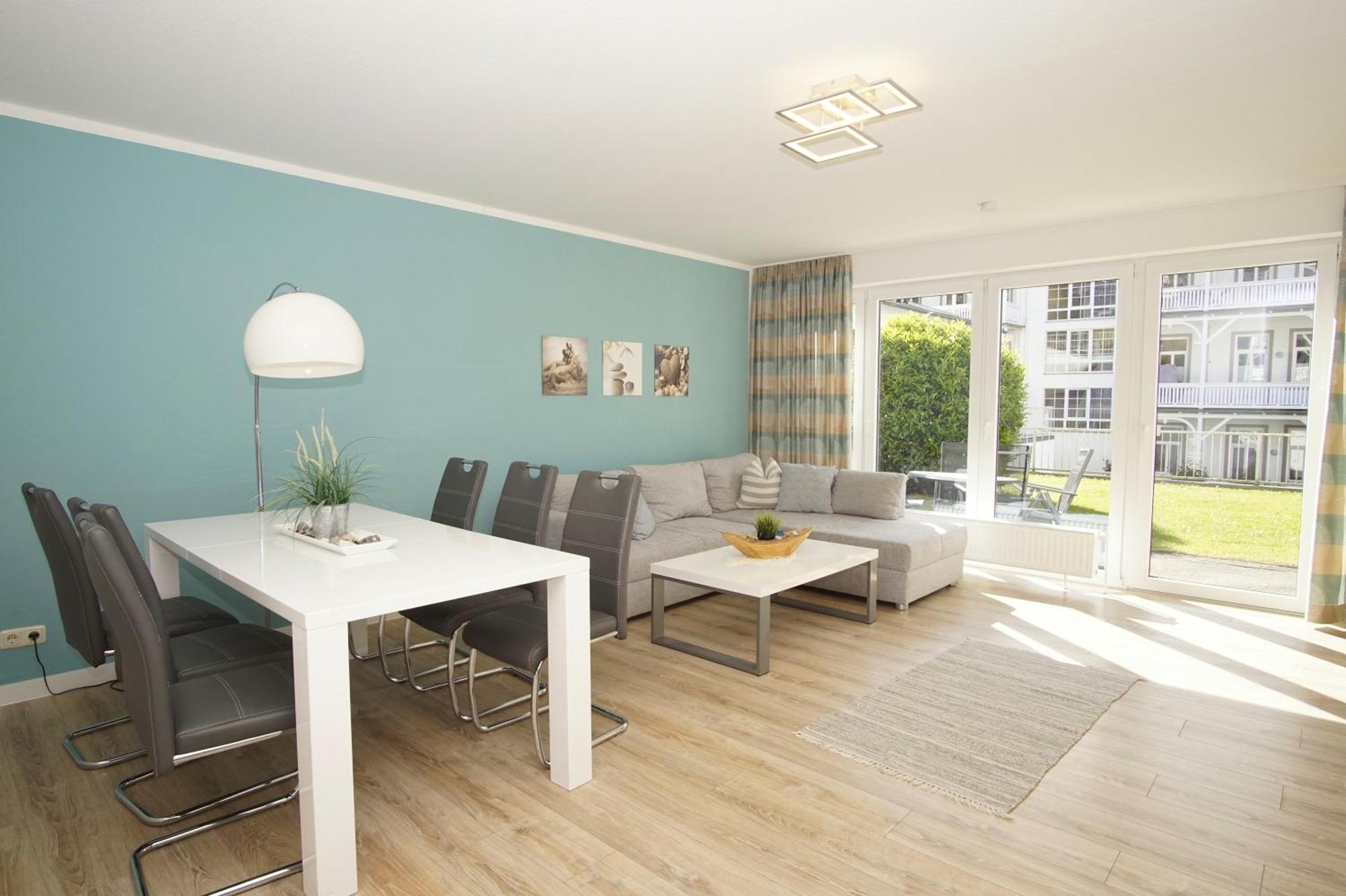 Haus Nordstrand: Ferienwohnung mit Terrasse und Erlebnisbad-Zugang Goehren  Exterior photo